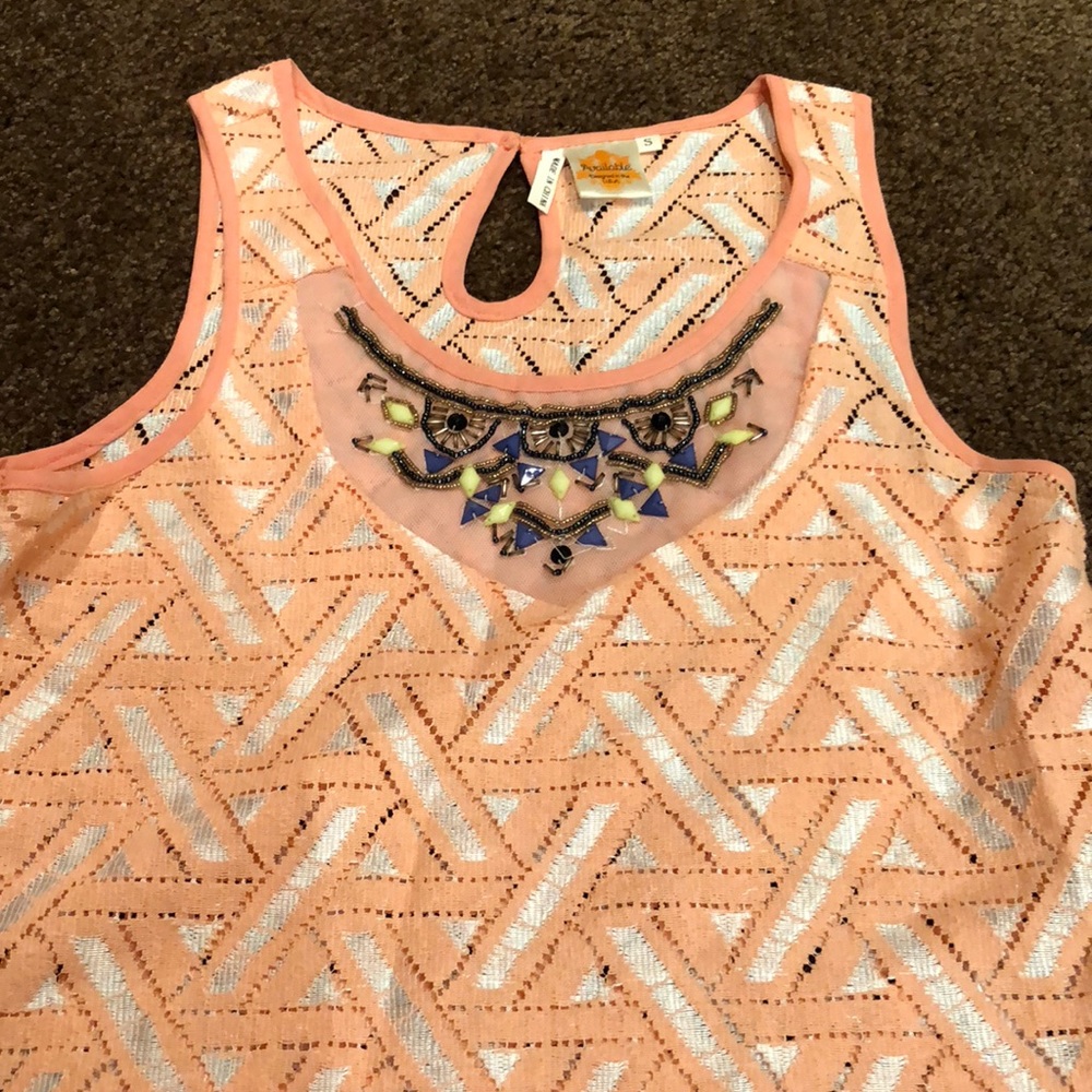 Beaded summer tank